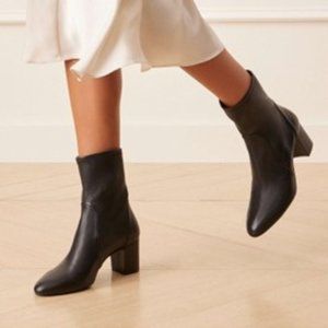 Stuart Weitzman Yuliana 60 Chelsea Black Nappa 8W